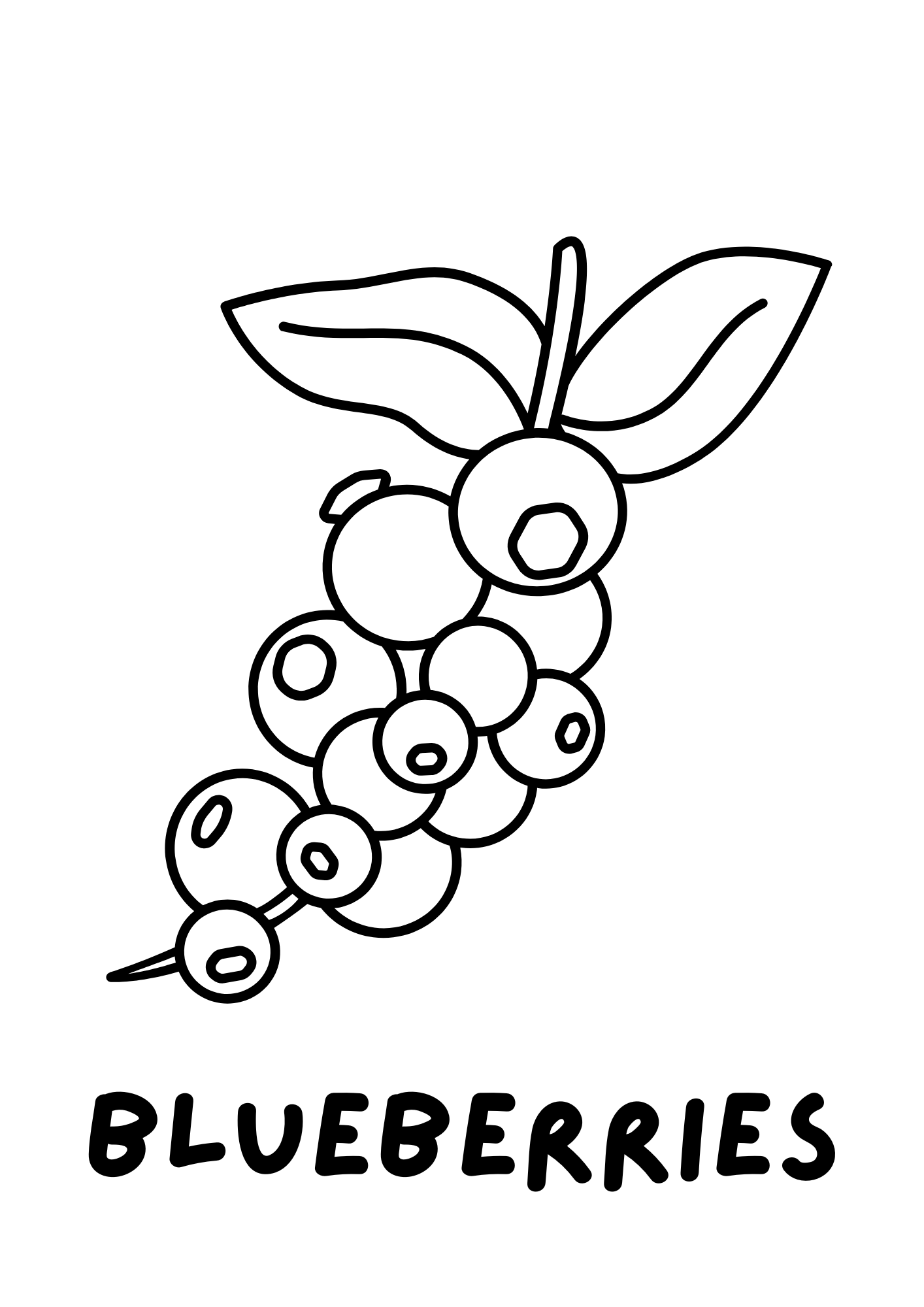 Coloriage Fruits – Apprendre l’anglais en s’amusant