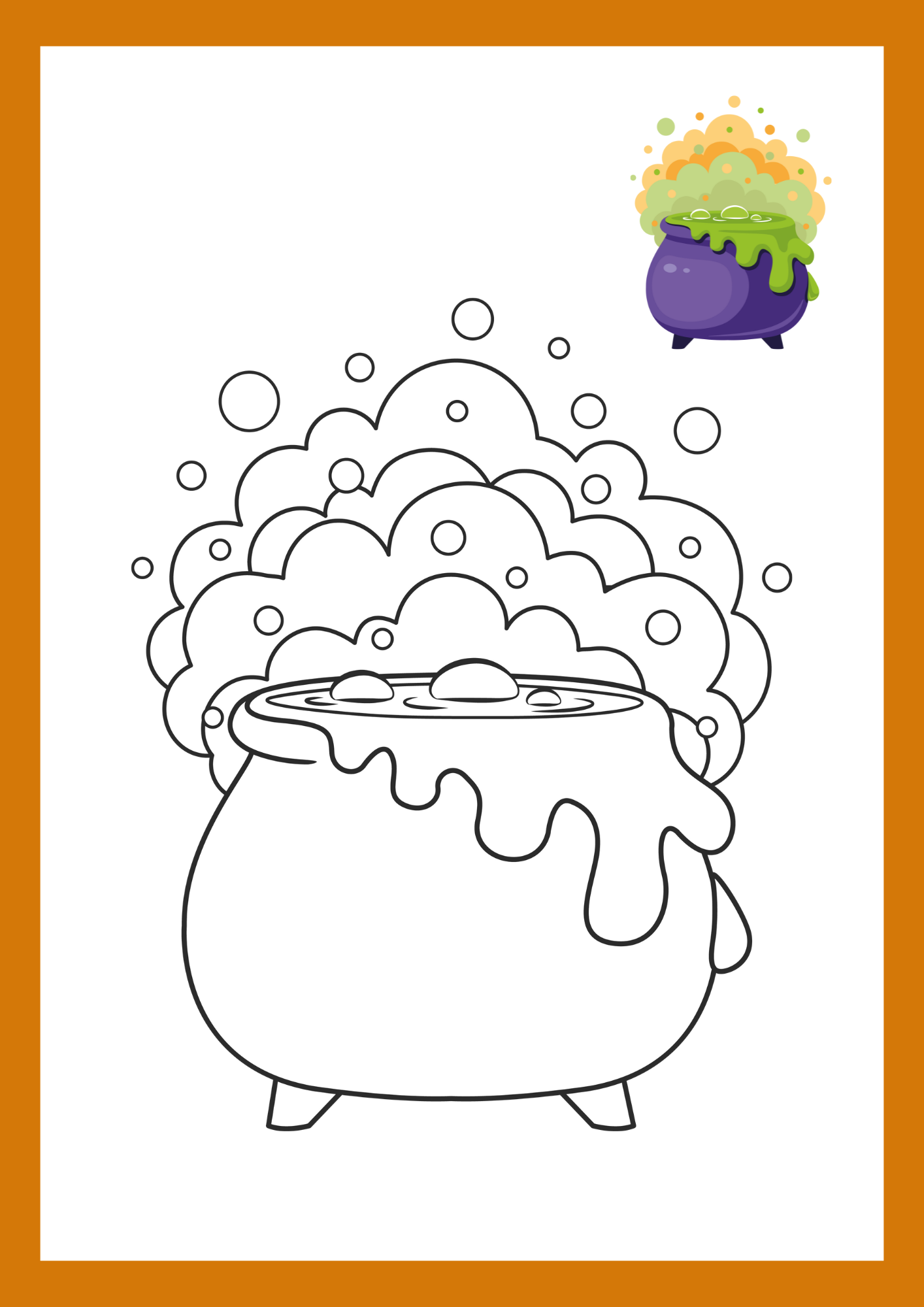 Halloween – Livre de coloriage PDF