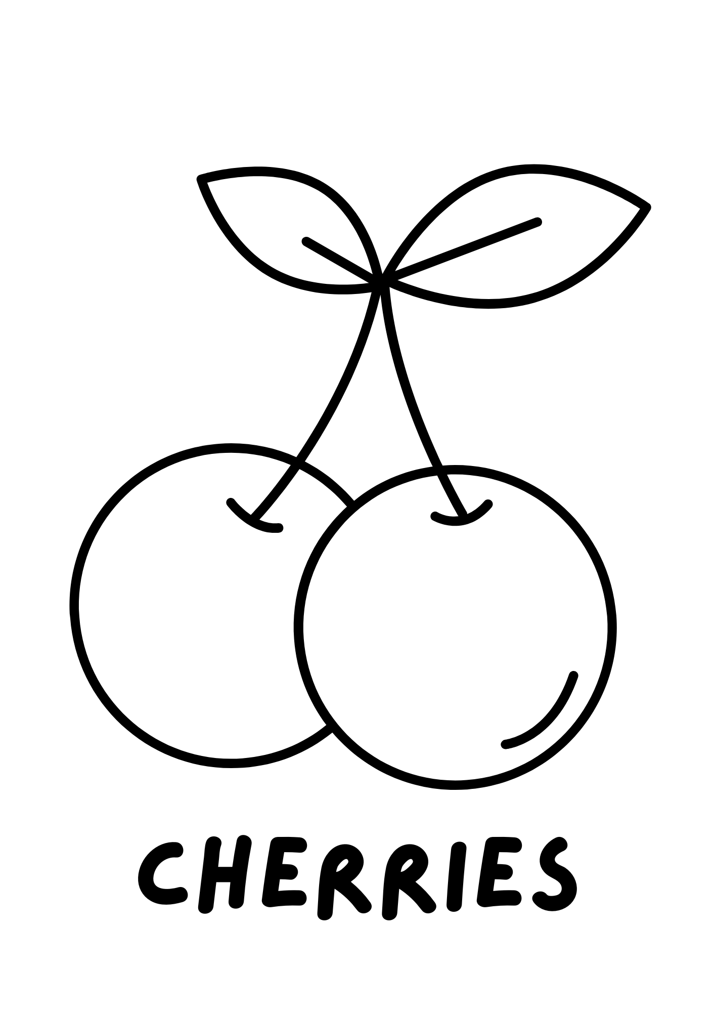 Coloriage Fruits – Apprendre l’anglais en s’amusant