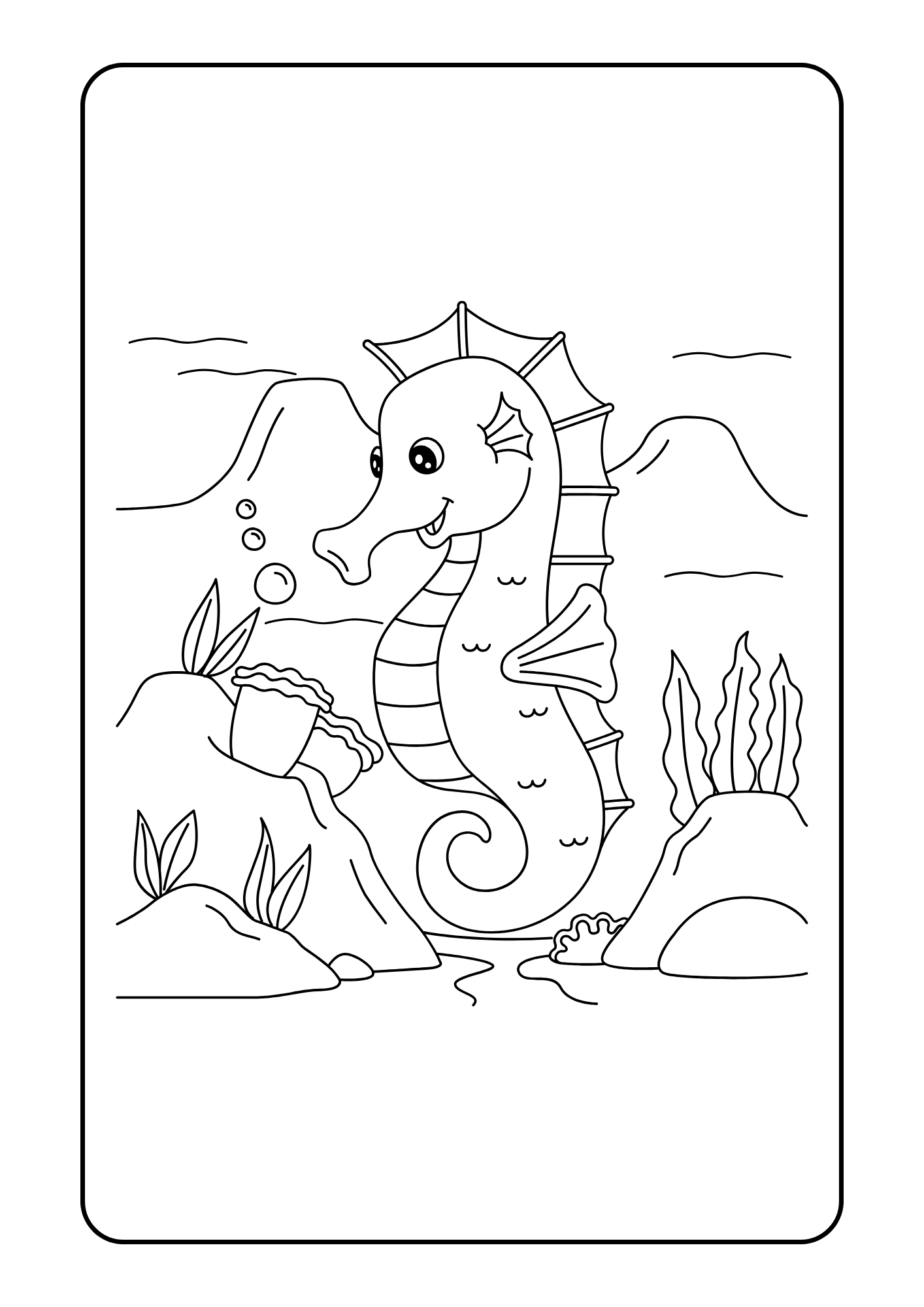 Coloriage Animaux Marins – 14 pages PDF