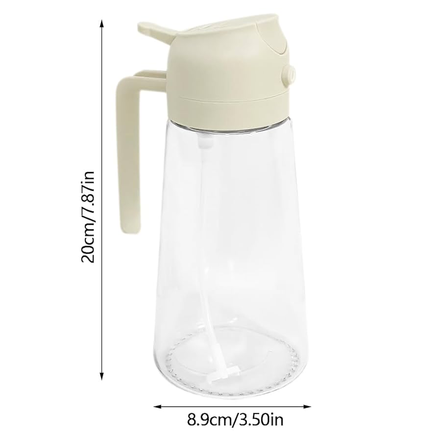 Bouteille distributrice d’huile 2 en 1