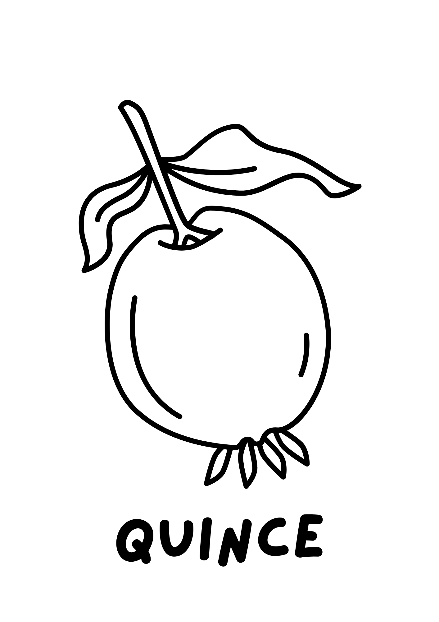 Coloriage Fruits – Apprendre l’anglais en s’amusant