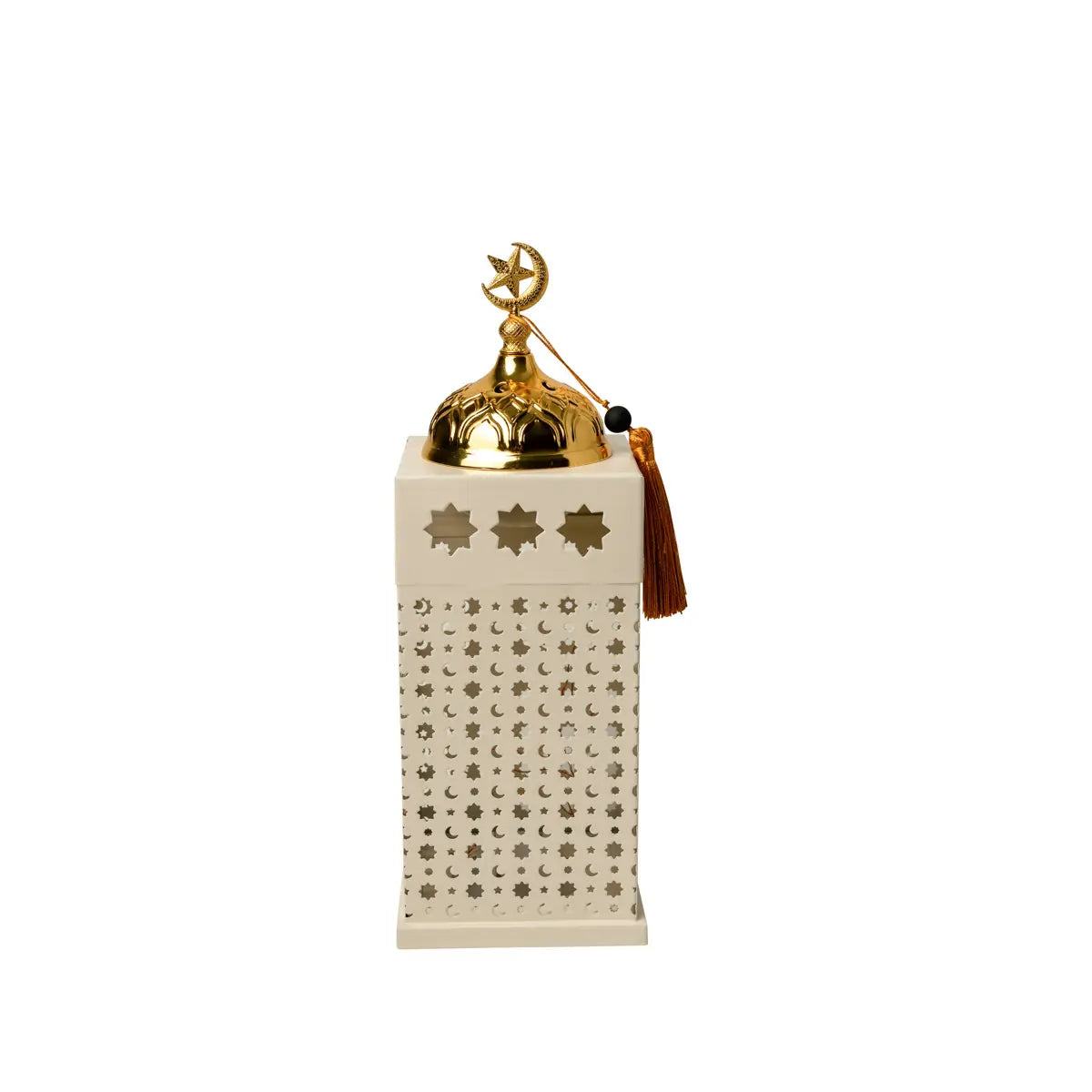 Lanterne lumineuse Bakhour blanc