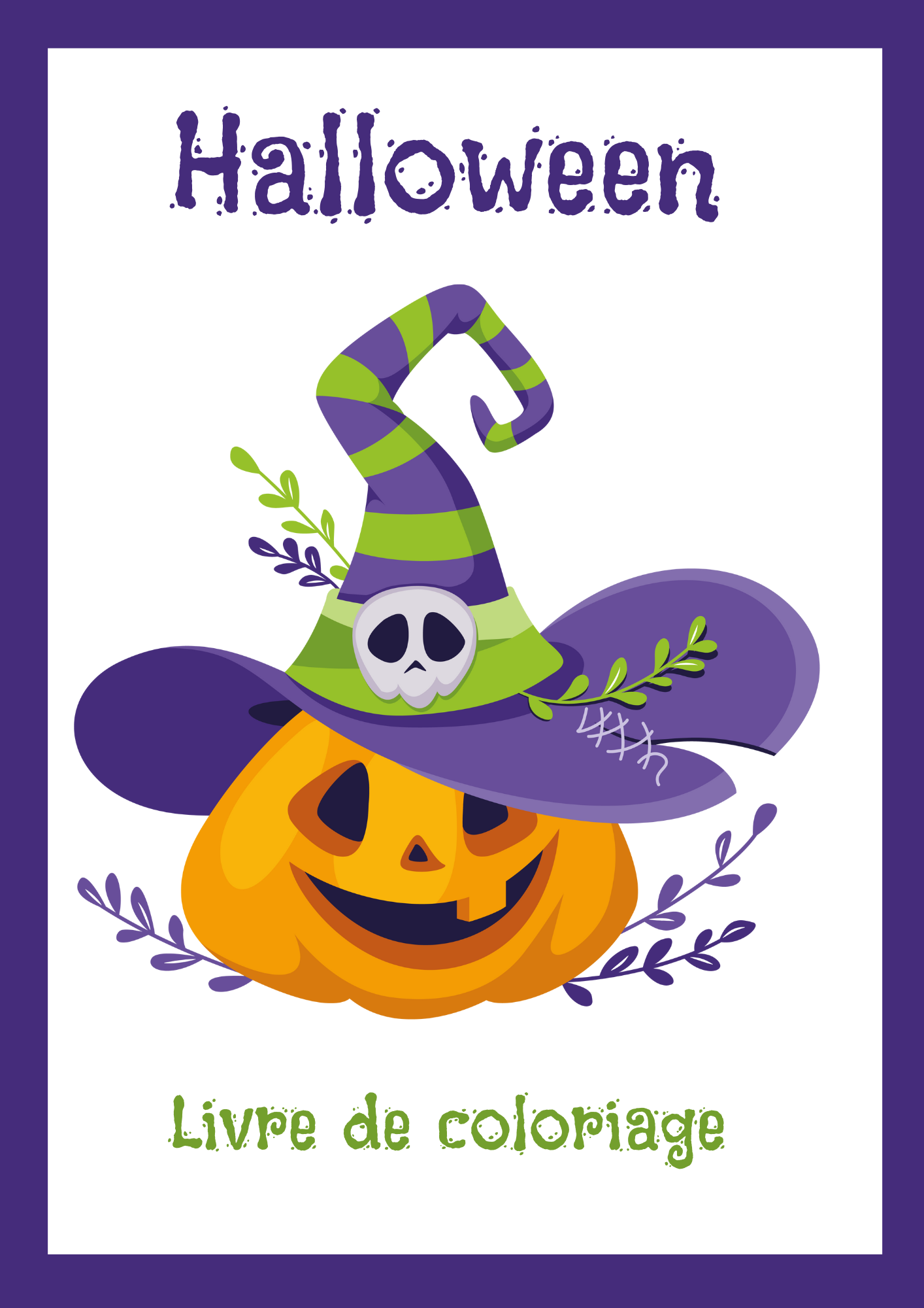 Halloween – Livre de coloriage PDF