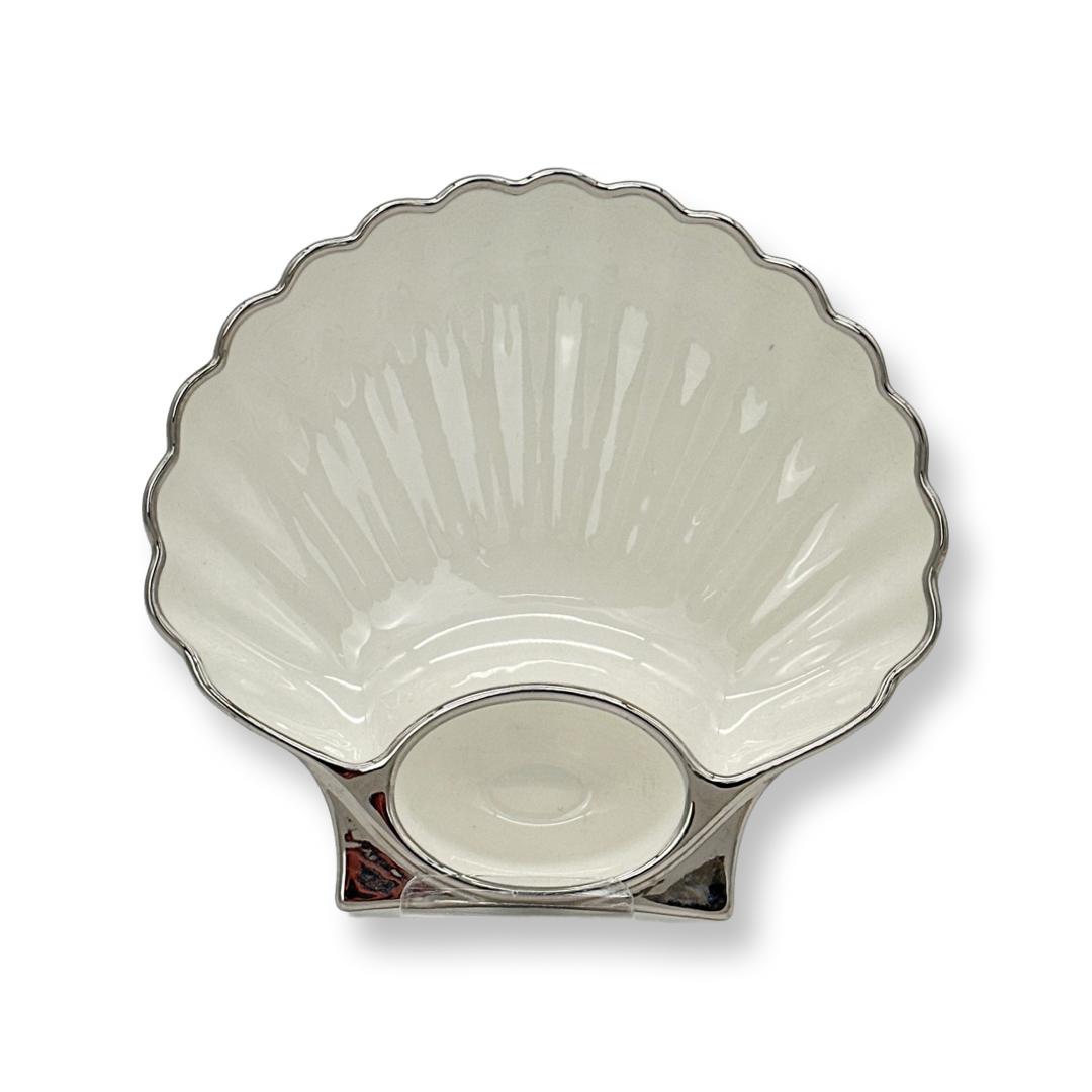 Assiette coquillage porcelaine