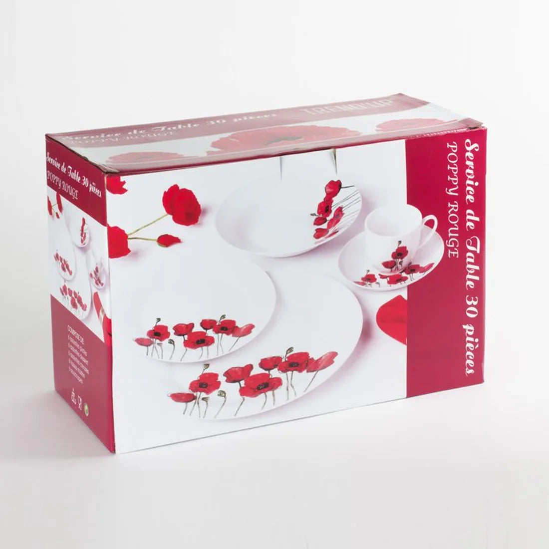 Service 30 pièces poppy