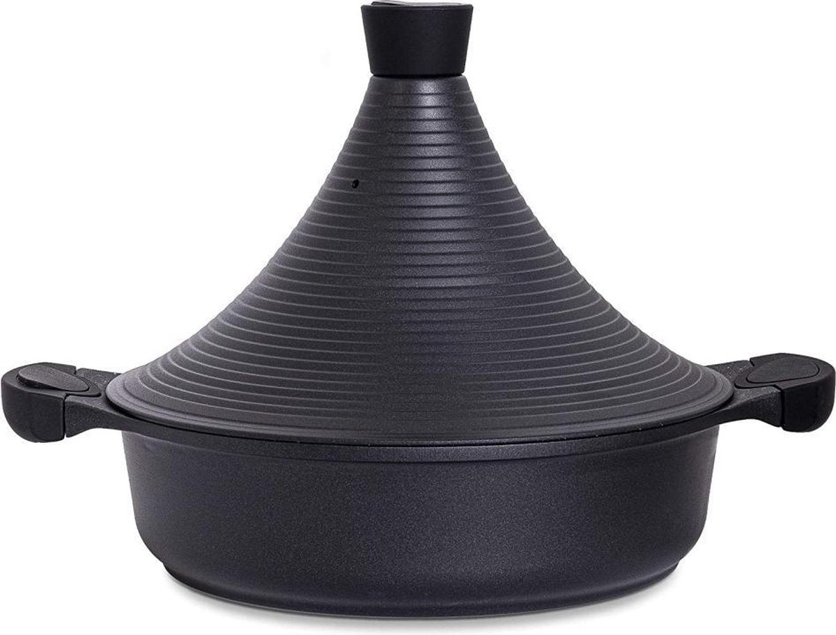 Tagine de aluminio Agadir - Negro mate