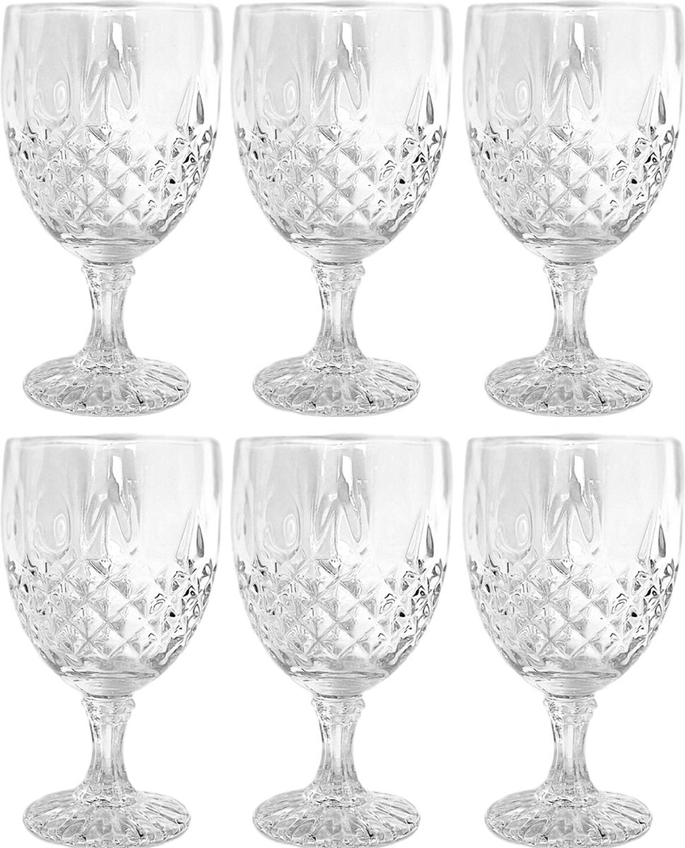 Verres à pied  - 12 pièces -