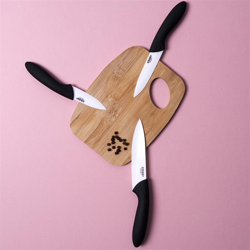COUTEAU CERAMIQUE 10CM MANCHE SOFT AVEC ETUI