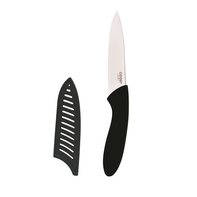 COUTEAU CERAMIQUE 10CM MANCHE SOFT AVEC ETUI