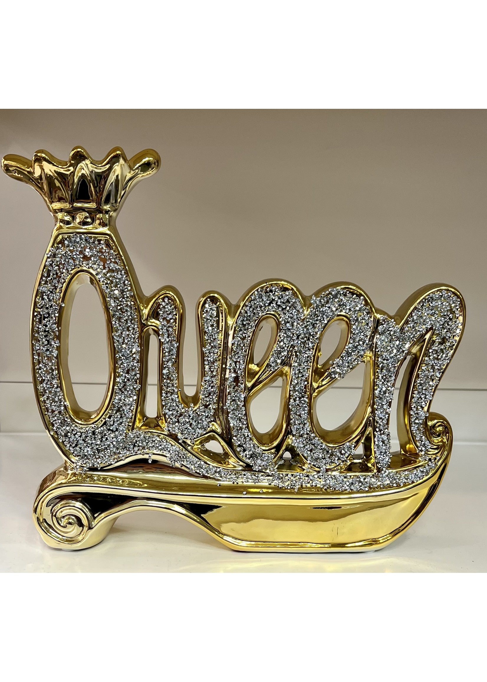 Décoration Queen gold