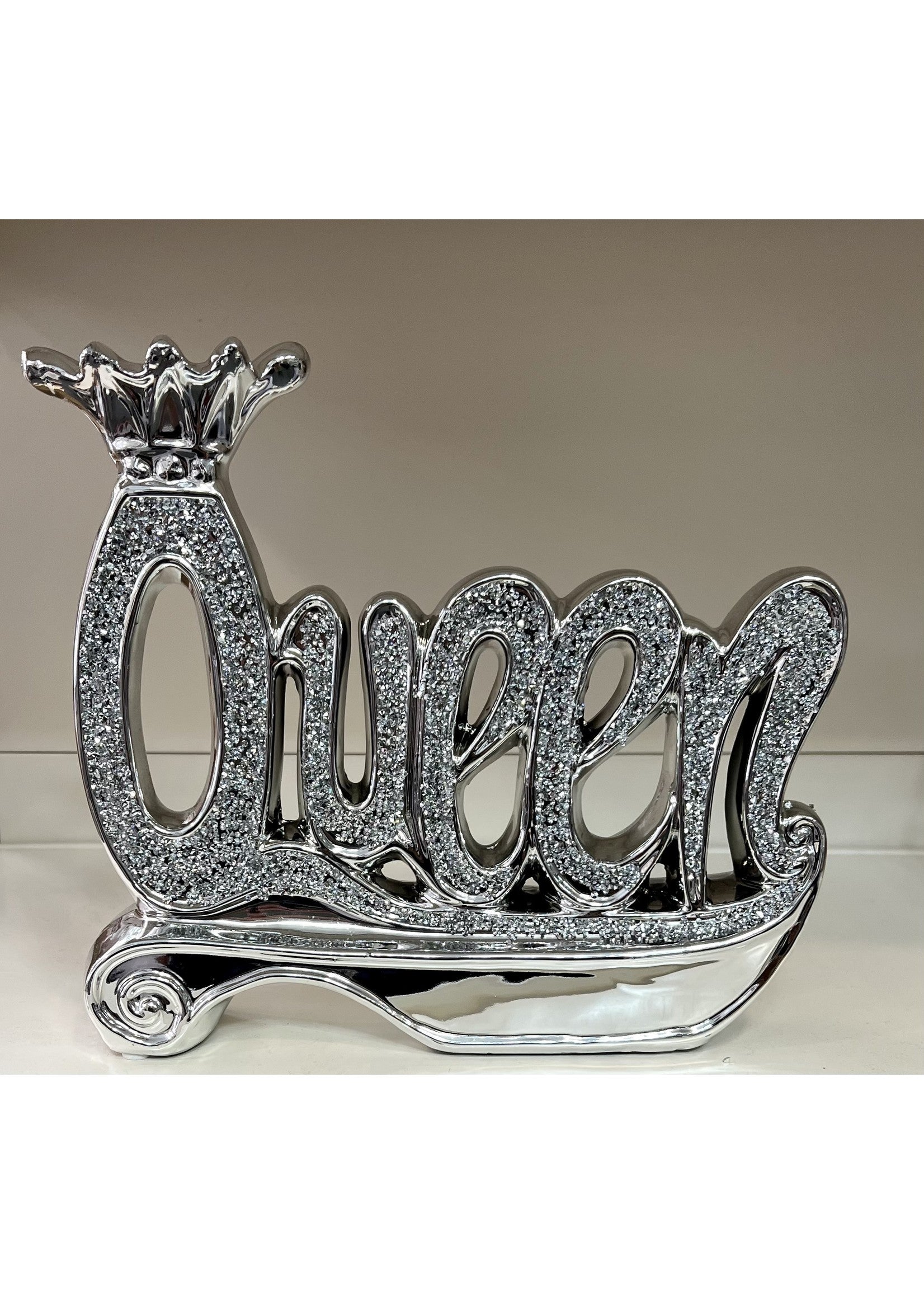 Décoration Queen silver