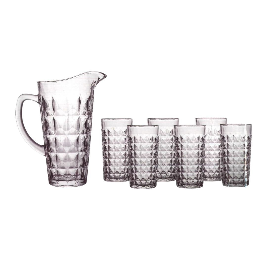 Ensemble de verres et pichet - 7 Pcs - Louvre